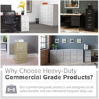 CommClad 4-Drawer Letter-Size Vertical File Cabinet (Putty)