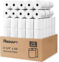 (150 Rolls) Thermal Receipt Paper 2 1/4 x 50 - BPA-Free Credit Card Machine Paper Rolls for POS Systems, Compatible with Square Terminal, Clover Flex and More