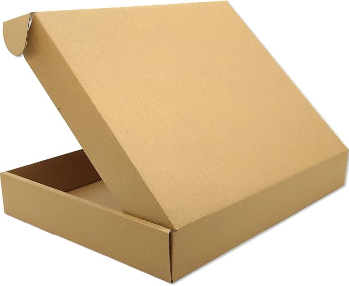 Brown Shipping Boxes for Small Business Pack of 25-13x10x2 inches Cardboard Corrugated Mailer Boxes for Shipping Packaging Craft Gifts Giving Products
