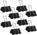 Medium Binder Clips 1.6 Inch (60 Pack), Large Binder Clips Medium Paper Clamps for Office and Home Supplies, Black