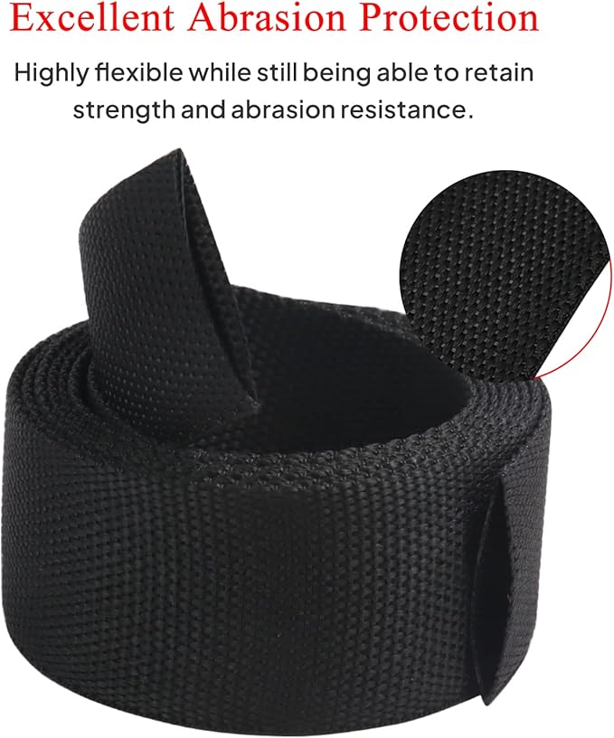 2 in 1 Heat Shrink Braided Sleeving Fabric Tubing-Ideal fit Irregular Shape Hose/Cable/Wire (3/4"(19mm), 14FT)
