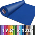 PerkHomy 17.8" x 1,440" (120') Blue Kraft Paper Roll for Craft Bulletin Board Paper Art Table Covering Crafting Gift Wrapping Bouquet Packing Parcel 80GSM 55LB (Blue, 17.8" x 120')