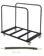 Folding Table Cart, 1800 LBS Heavy Duty Table Trolley with 5" Swivel Wheels, Desk Trolley for Garage, Home, Warehouse, Party Event Hotel Furniture 10 Table Capacity
