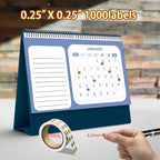 PARLAIM 0.25 Inch Color-Code Dot Stickers,1000 Stickers Roll Coding Label Sticker for Office,Student Classroom(Glod)