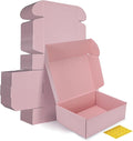 HORLIMER 12x9x4 inches Shipping Boxes Set of 20, Pink Corrugated Cardboard Gift Box for Packing, Mailing, Small Business