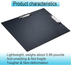Acocony 11x17 clipboard Double Clip Extra Large Clipboard Low Profile Clip 11 x 17 Clipping Board Light Weight Not Fragile Plastic Black Pack of 1