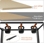 5 Tier Garage Shelving, Adjustable Heavy Duty Garage Shelves,Metal Storage Shelves Unit for Basement,Warehouse,Pantry Kitchen