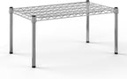 18''W x 30''L x 14''H Chrome Plated Wire Dunnage Rack | Off The Floor Storage