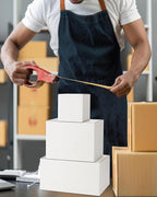 Assorted-Sizes-Shipping-Boxes-45-Pack: 4x4x4 & 8x6x6 & 10x7x5 Small-Shipping-Boxes-Mailers, White Corrugated-Cardboard-Boxes-for-Packing-Small-Business Mailing