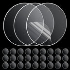 30PCS Double Sided Adhesive Pads for Mounting, 2in Two Sided Pre-Cut Circle Tape, Sticky Tack Double Sided Tape for Walls Hanging, 2 Sided Nano Wall Mount Heavy Duty Removable Clear 50mm