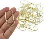 HAHIYO Paper Clips Sturdy 2 inches Length 30 Pack Wide Paperclips Heavy Duty Tight Grip Rust Proof Reusable Metal Bright Gold for Home Office School