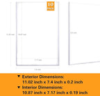 10ct Current Comic Book Toploaders - Modern Comic Book Top loaders, Crystal Clear Regular Comic Book Topload, Premium PVC Comic Book Holder, Crystal Clear Protection for Display, Storage, Collection