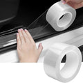 DGSL Car Door Edge Guards Door Sill Protector, 1.2In x 33Ft 5D Carbon Fiber Car Wrap Film, Vinyl Automotive Wrap Film Anti-Collision Fits for Most Car(Transparent)
