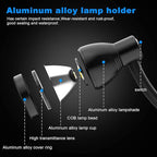 led work lights, IP65magnetic work light, 1200 lumen work lights for mechanics, magnetic base for milling machines, machine lights for workbenches and basements