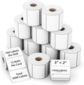 3"x2" 3-Proof Direct Thermal Barcode Shipping Labels for Zebra LP2844 GK420D GK420T ZD421 ZD420, 12 Rolls 8400 Pcs 2x3 Strong Adhesive Return Address Label Used with Rollo MUNBYN Arkscan