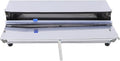 SUNGOOYUE Heavy Duty Stainless Steel Manual Food Wrapping Film Dispenser, Efficient Cutting and Wrapping for Home Kitchen, Essential Handheld Stretch Film Packing Machine for Home