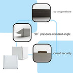 3x3x3 inch Shipping Boxes, White Corrugated Cardboard Box Literature Mailing Shipping Packaging Recyclable Storage Boxes and Craft Gifts Giving Products Business White Box Set of 25 (3''x3''x3'')