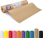Brown Paper Roll 15" x 2160" (180 feet) - USA-Made Kraft Paper 30lb Thickness for Packing, Moving, Shipping, Wrapping, and Crafts/Arts - 100% Recycled Natural Material by IDL Packaging