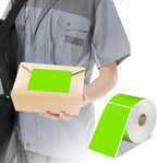PARLAIM 3 X 5 Inch Rectangle Adhesive Color Coding Stickers,Square Colorful Inventory Stickers -250 Per Dispenser Box