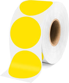 2 Inch Yellow Circle Stickers 500 Pcs,Permanent Color Coding Dots for Office,Home Organization, File Classification,Multipurpose Labels