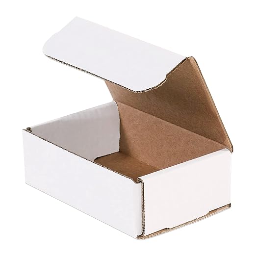 BOX USA Shipping Boxes Small 6"L x 4"W x 2"H, 50-Pack | Corrugated Cardboard Box for Packing, Moving and Storage