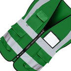 BeautyWill Custom Logo Safety Vest Class2 High Visibility Reflective Vest Breathable Construction Vest
