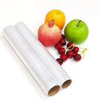 APQ 4 Rolls of Blown Hand Stretch Film 15" x 1500'. Clear Hand Stretch Wrap, 80 Gauge. Tear Resistant Residue Free Film for Moving, Shipping, Wrapping. Industrial Grade Pallet Shrink Wrap Film.