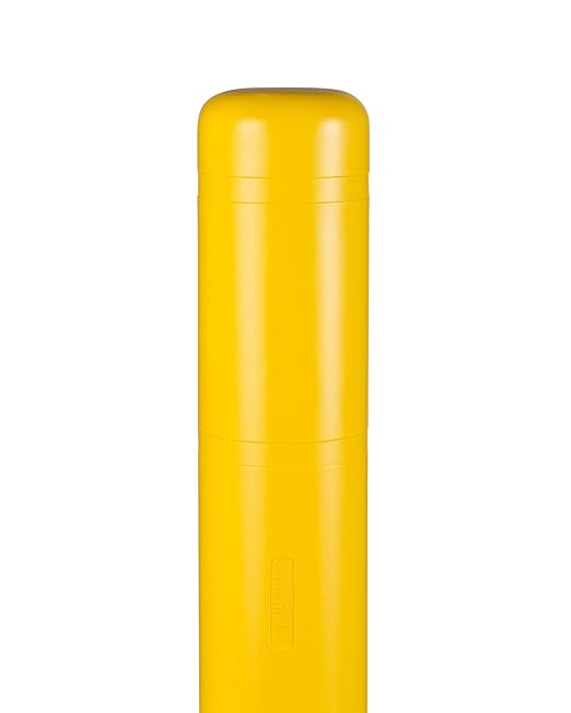 BollardGard 7" x 52" Bollard Cover Yellow - Innoplast (Yellow no tape)