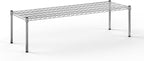18''W x 54''L x 14''H Chrome Plated Wire Dunnage Rack | Off The Floor Storage