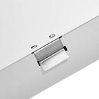 Amazon Basics Aluminum Storage Clipboard - 14" x 9", Two-Tier, Standard Clip, 8-Pack, Silver