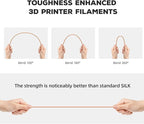 FLASHFORGE PLA Filament 1.75mm, 3D Printer Filament 1kg (2.2lbs) Spool, Dimensional Accuracy +/- 0.02mm, 3D Printing Filament Easy to Use and Fits for Most FDM 3D Printers (Orange)