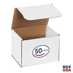 BOX USA Shipping Boxes Small 8"L x 6"W x 6"H, 50-Pack | Corrugated Cardboard Box for Packing, Moving and Storage