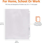 Amazon Basics Sheet Protector - Non-Glare, 1200-Pack, Clear