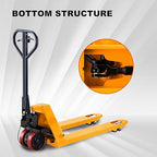 Tory Carrier Pallet Jack Hand Pallet Truck 48" Lx27 W 5500lbs Capacity with Brake System