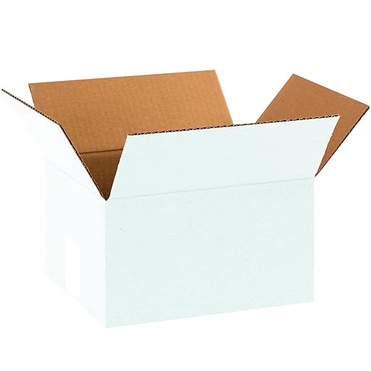 AVIDITI White Shipping Boxes 10"L x 8"W x 6"H (25 Pack) Small Medium Mailing Box for Small Business Packaging, Mailers, Gifts & Storage
