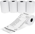 (5 Rolls) 2 1/4 x 85 Thermal Receipt Paper Rolls, POS Cash Register Paper Rolls, BPA Free 2.25x85ft Long Per Thermal Paper Receipt
