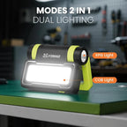 Yemao Led Work Light Rechargeable,Small Portable Work Light with Battery,High Lumen Underhood Work Lights with Magnetic,8 Modes Mechanic Lamp for Automotive Work,Garage,Shop,Car Repair,Emergency