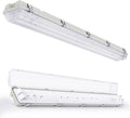 Sunco LED Ready Fixture for Garage Ceiling, 4ft Shop Lights Holds 2 LED Tube Lights, Non-Dimmable, Surface Mount, Works with Type B and Hybrid Tubes, 120-277V, Wet Rated ETL