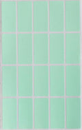 Royal Green Label tag Stickers 40mm x 19mm (1.57 inch x 0.75) Great for Envelope Seals - 100 Pack
