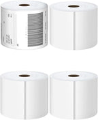 Direct Thermal Labels 4x6-450 Labels/Roll, Thermal Shipping Labels for Zebra 2844 ZP-450 ZP-500 ZP-505, 4 Rolls, 1800 Labels(NOT for DYMO)