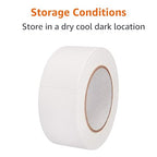 Amazon Basics No Residue, Non-Reflective Gaffers Tape - 2 inch x 90 feet, White