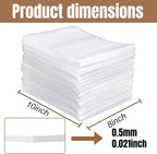 100 Pack 8'' x10'' Cushion Foam Pouches, Moving Supplies for Dishes, Packing Materials for Dishes & Cups, Glass Packing Paper and Plate Protectors for Moving(200x250x0.5MM)