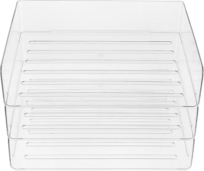 Stackable Desk Organizer Tray Paper Holder for Office File Storage and Document Sorting Practical Desktop Letter Tray for School and Home Use