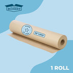 The Boxery Kraft/Brown Kraft Paper Roll, 36” x 10,800” (900’)-40lb. Thickness-Brown Wrapping Paper, Natural Kraft Packing Paper, Void Fill, Arts/Crafts, Bulletin Boards, Gift Wrapping