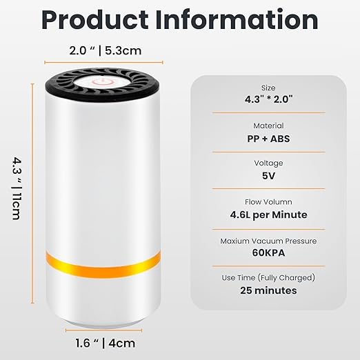3D Printer Filament Storage Bags Vacuum Storage Bags Kit 3D Printer Accessories with Storage Bags (13x15 inches), Desiccants, Auto Pump, Sealing Clips, Humidity Resistant (Electric Pump Only)