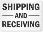 "Shipping And Receiving" Sign By SmartSign | 18" x 24" Aluminum