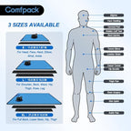 XL Refillable Ice Bag for Injuries, 21.2" x 13" Travel Ice Water Bag Physical Cold Therapy with Straps for Full Back, Hip, Pain Relief for Injuries, Muscle Pain, Swelling, Bruises ﻿