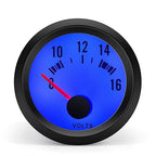2" 52mm Voltage Gauge Digital Blue LED Voltmeter Meter 8-16V for Cars