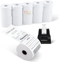 (10 Rolls) 2 1/4" x 165' Thermal Paper, POS Receipt Paper for Retail Business Cash Register, Fits Most Credit Card Terminal