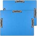 Acocony 11x17 Clipboard Three Clip Super Tough Extra Large Clipboard 11 x 17 PP Plastic Not Fragile Blue Pack of 2